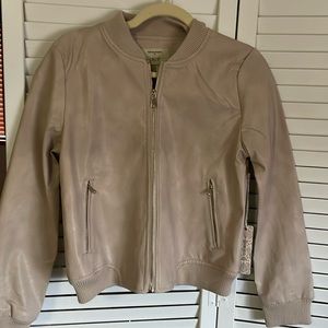 Iris, faux leather bomber jacket, small